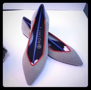 Retired Grey Red Rothy's Points Shoes